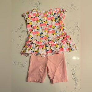 Toddler girl Carter’s outfit set. Size 4T🌸